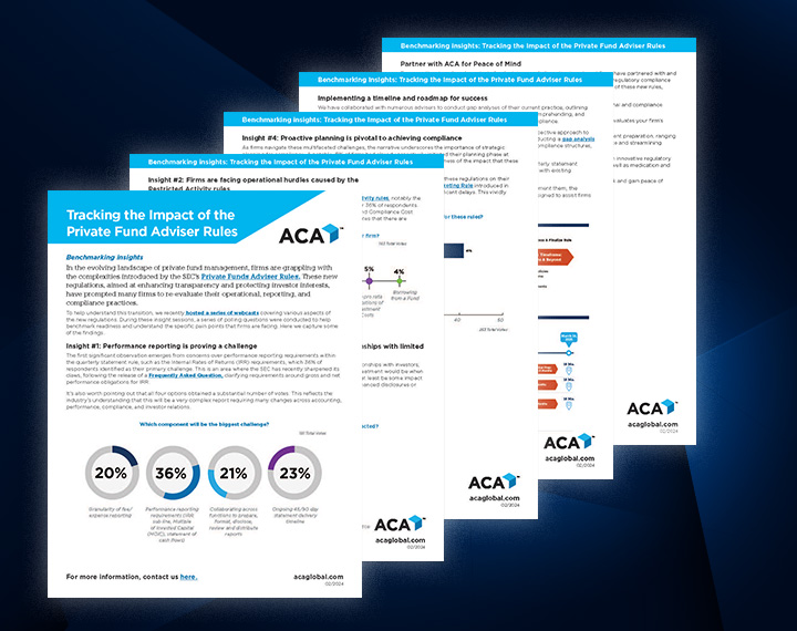 Benchmarking insights Tracking the Impact of the Private Fund Adviser Rules Thumbnail